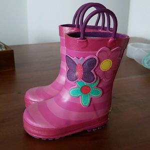 Kids Blossom Rain Boots